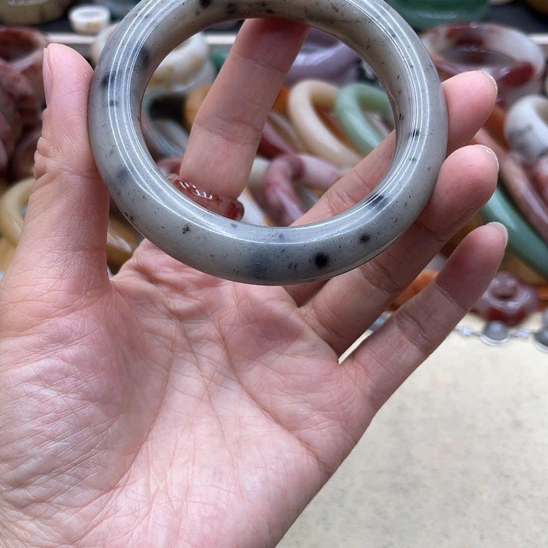 石英质玉圈口58未镶嵌