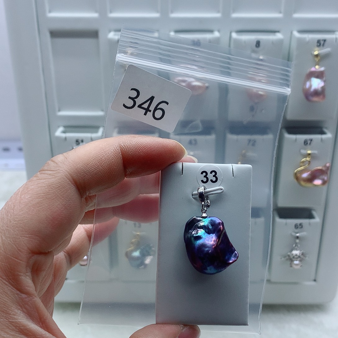 淡水珍珠吊坠(不含链)合金