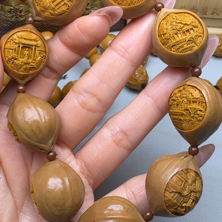 手串/手链橄榄核园林