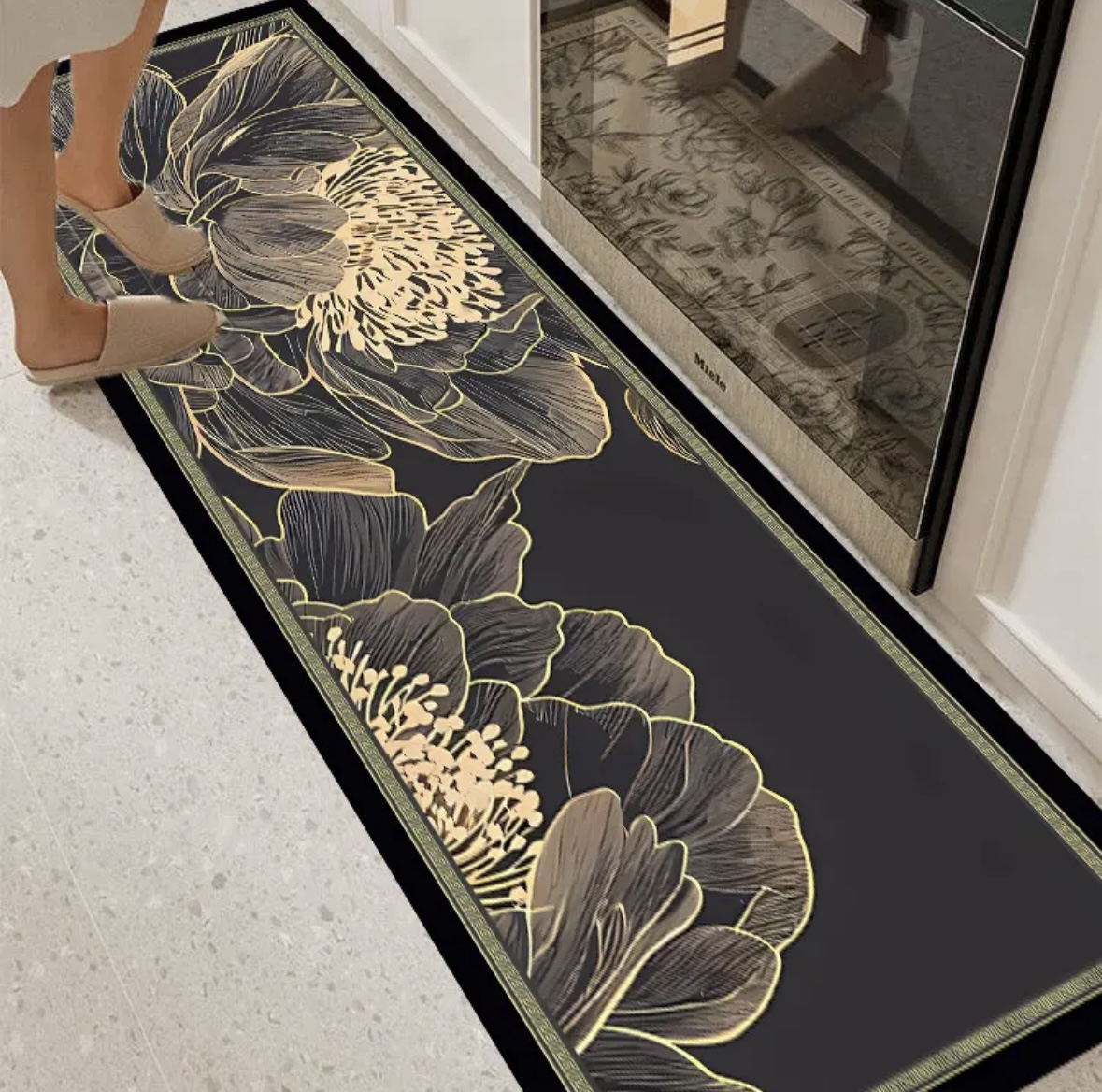 Z140-【40*160cm】硅藻泥长条厨房地垫家用吸水速干耐脏耐磨吸油