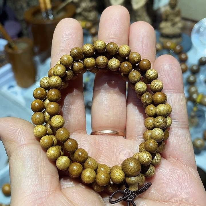 金丝楠小叶桢楠枯木老料手串0.6