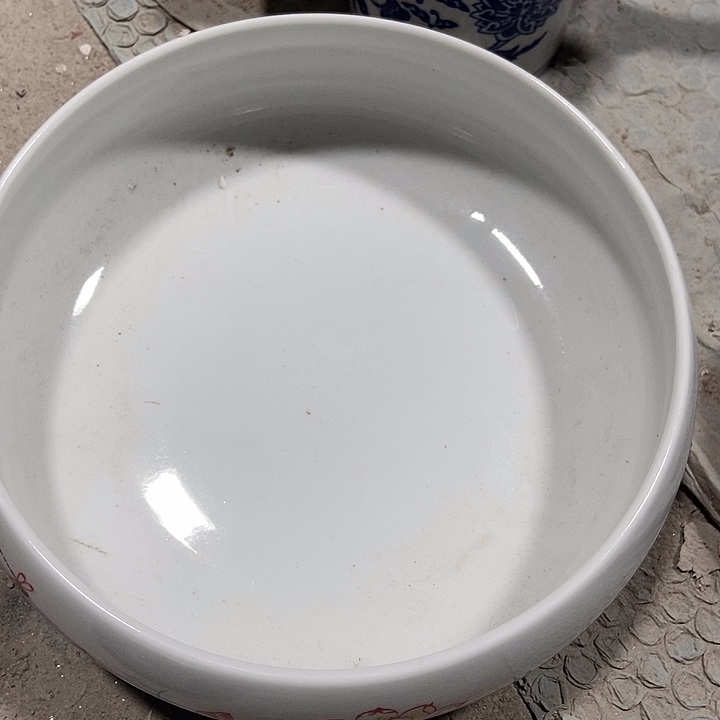 瓷片景德镇陶瓷盆一个