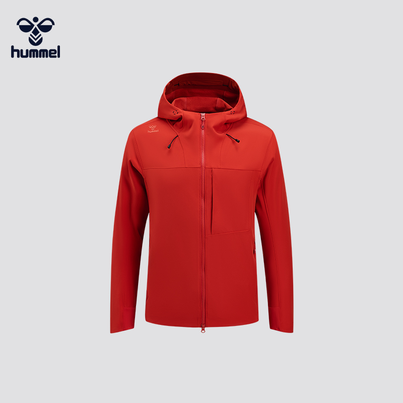HUMMEL软壳衣防风防泼水户外登山徒步时尚百搭休闲外套