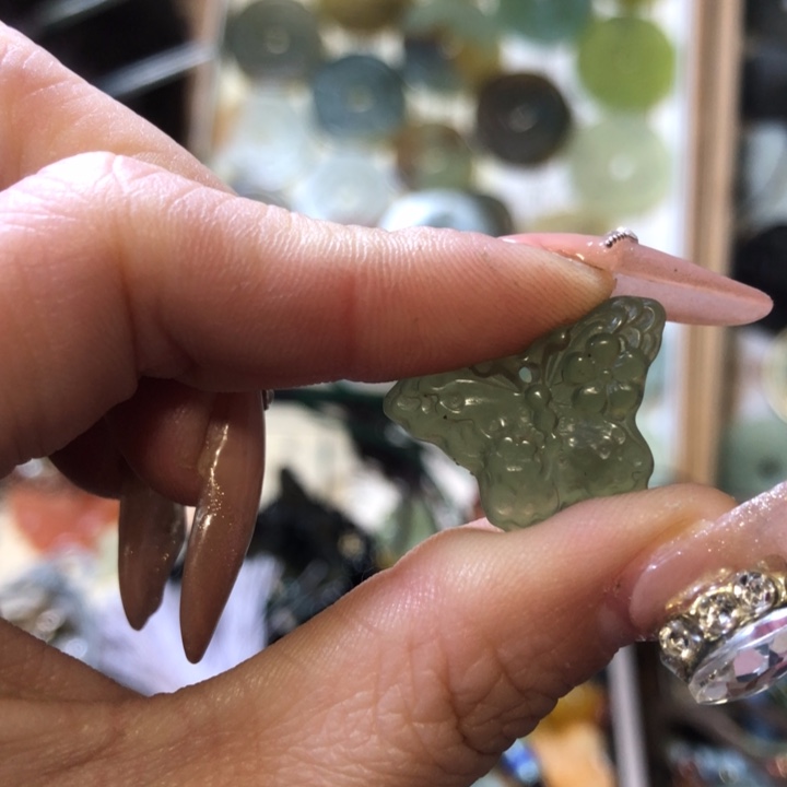 岫玉岫玉挂件未镶嵌