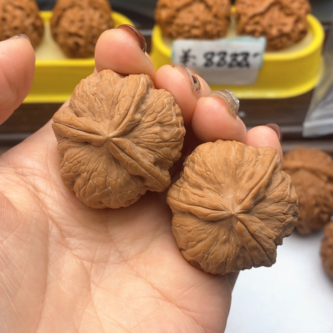 把件文玩核桃38尺元宝三