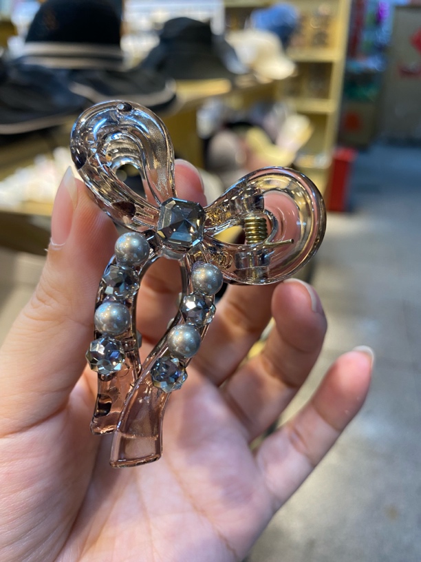 欧美风少女风瑞丽风法式抓夹发夹