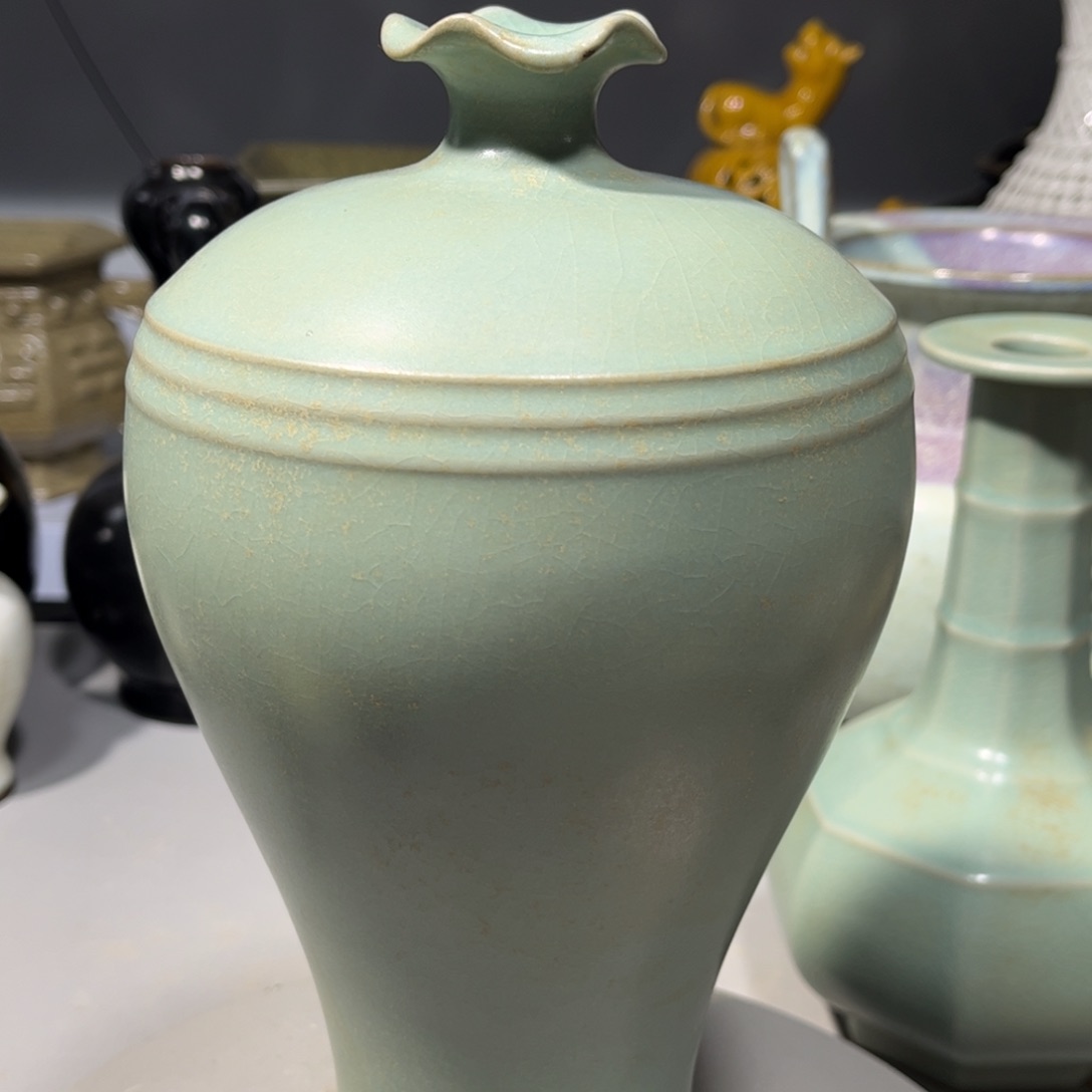 瓶汝窑瓶子品相完美