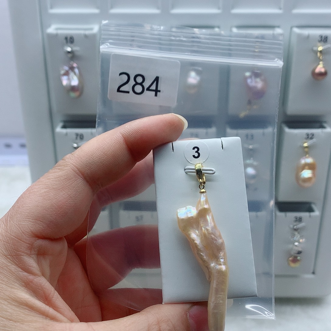 吊坠(不含链)合金淡水珍珠
