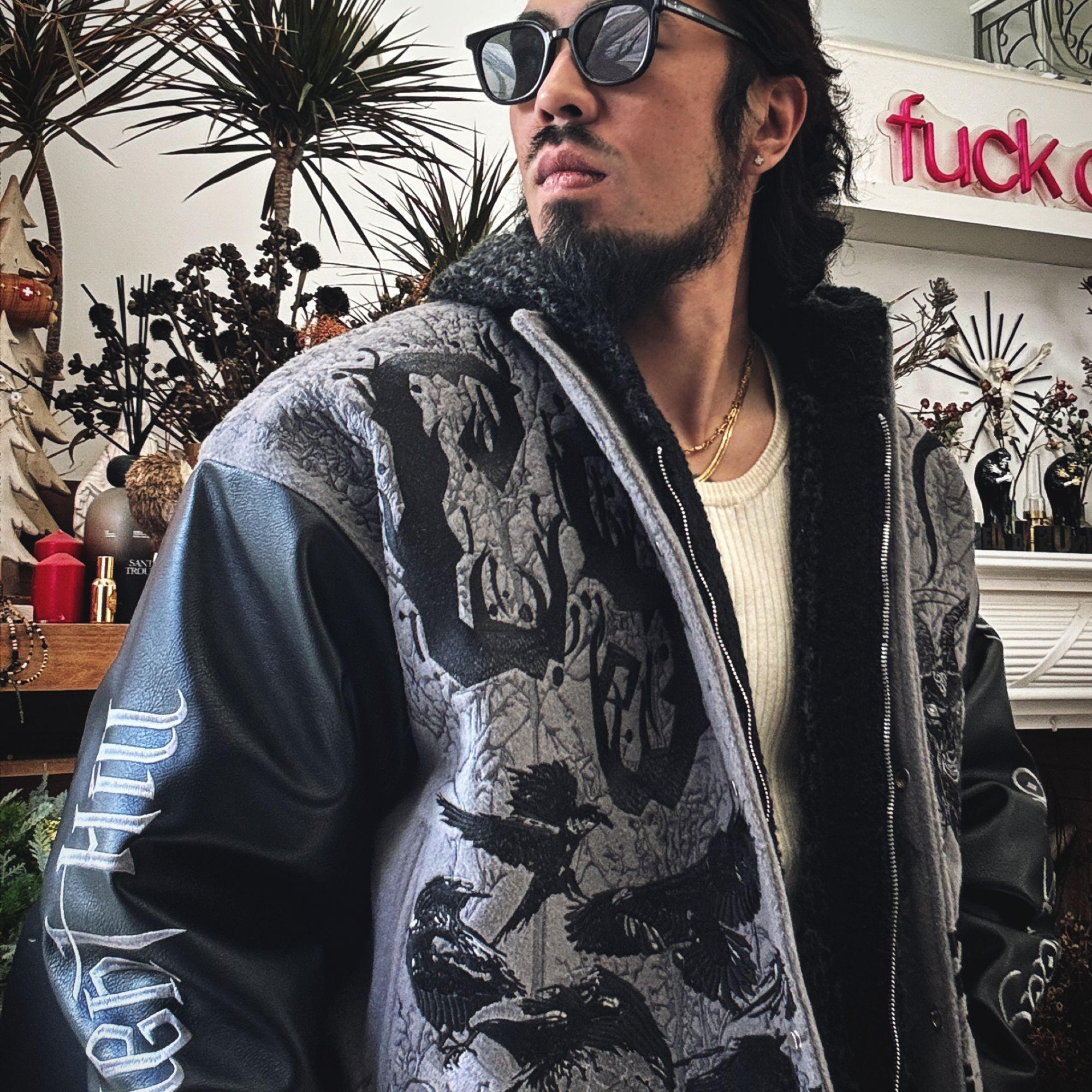 关闭周日寂静岭棒球服夹克男生衣服高级感