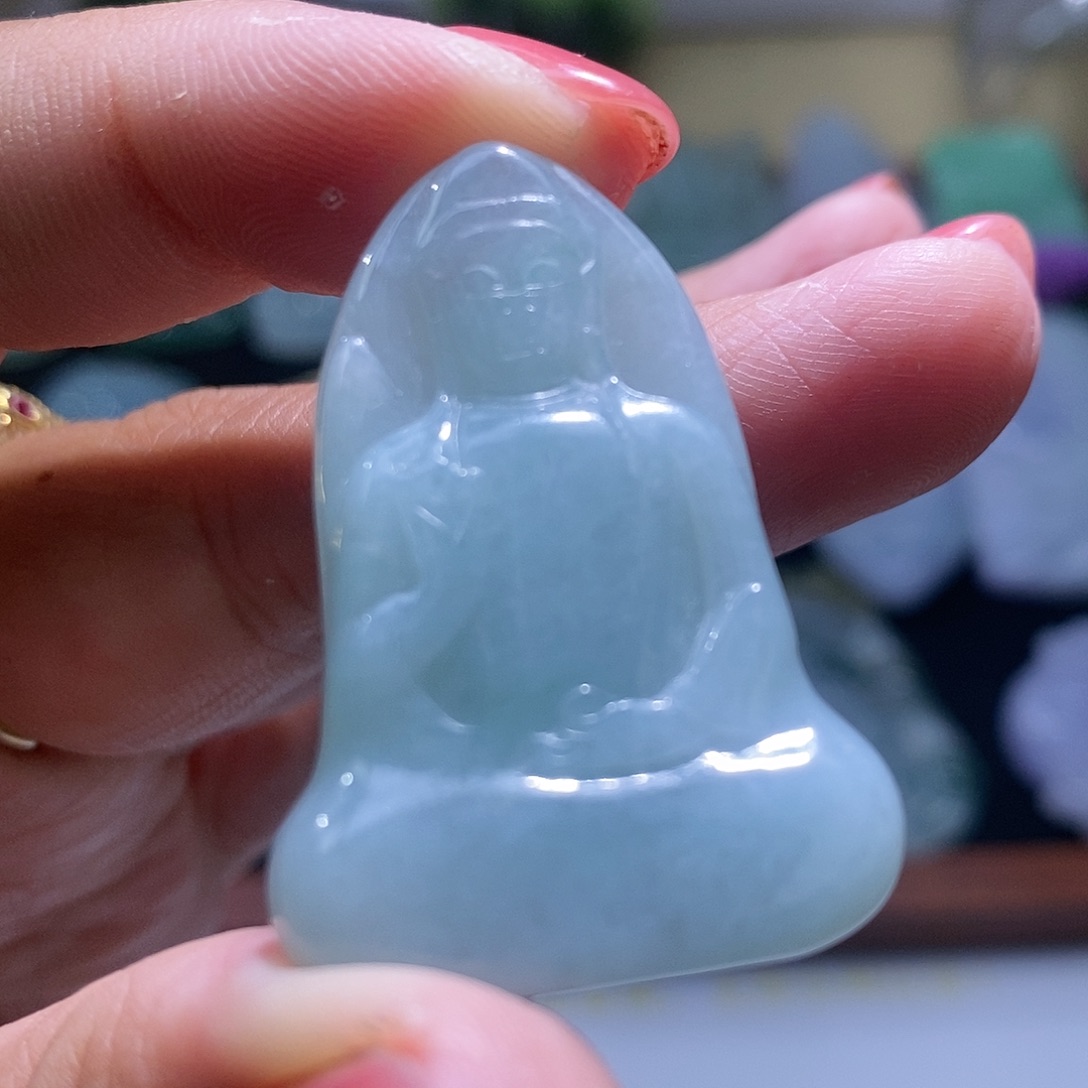 【闪购商品】翡翠未镶嵌颈饰观音