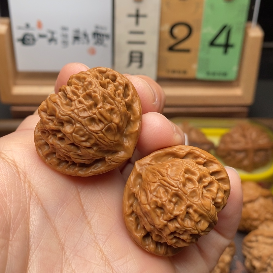 文玩核桃把件宫灯37