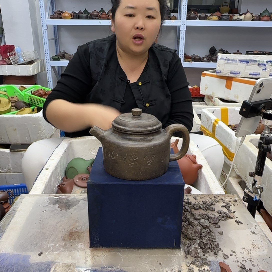 茶壶紫砂宜兴紫砂壶瑕疵处理