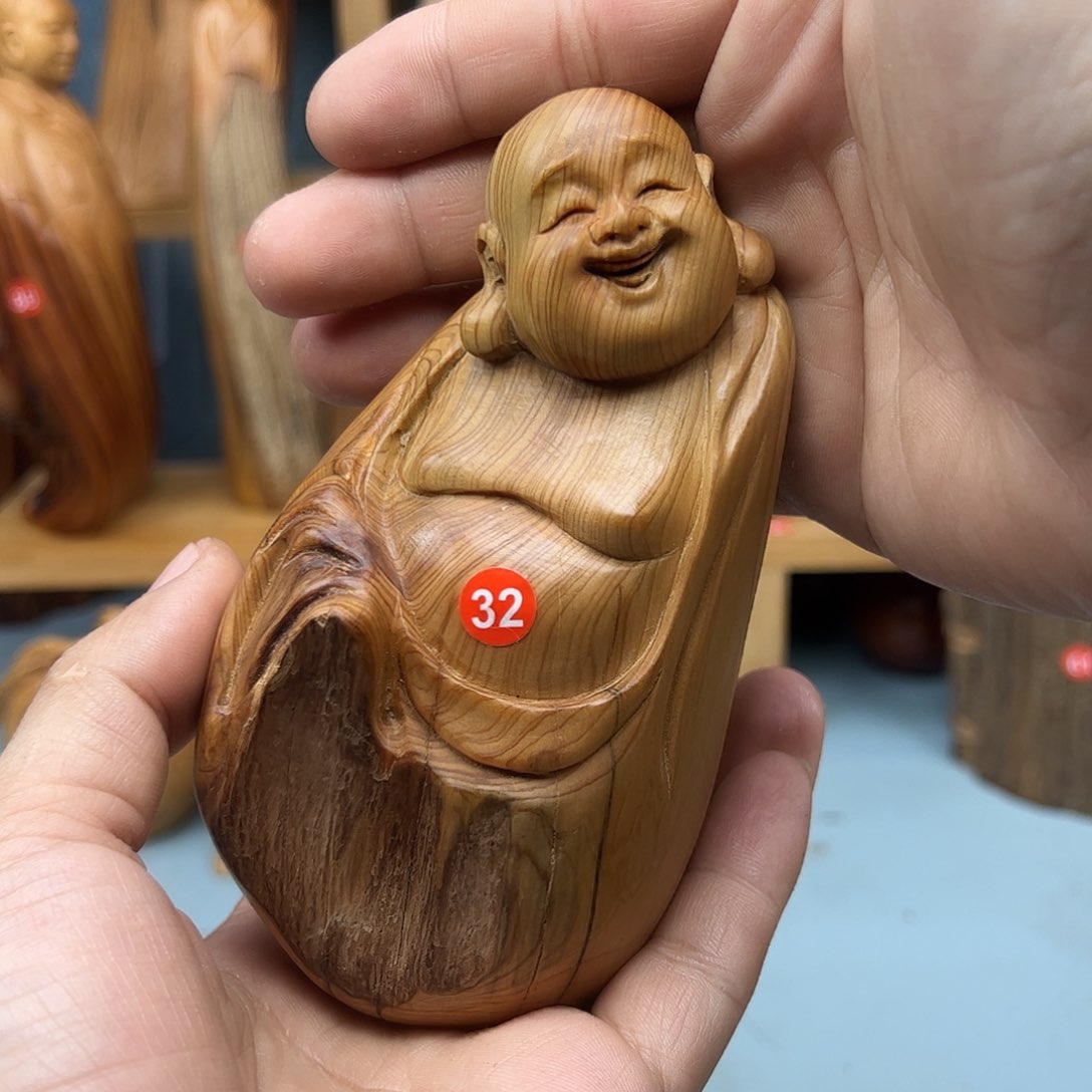 木往**风柏木摆件手把件