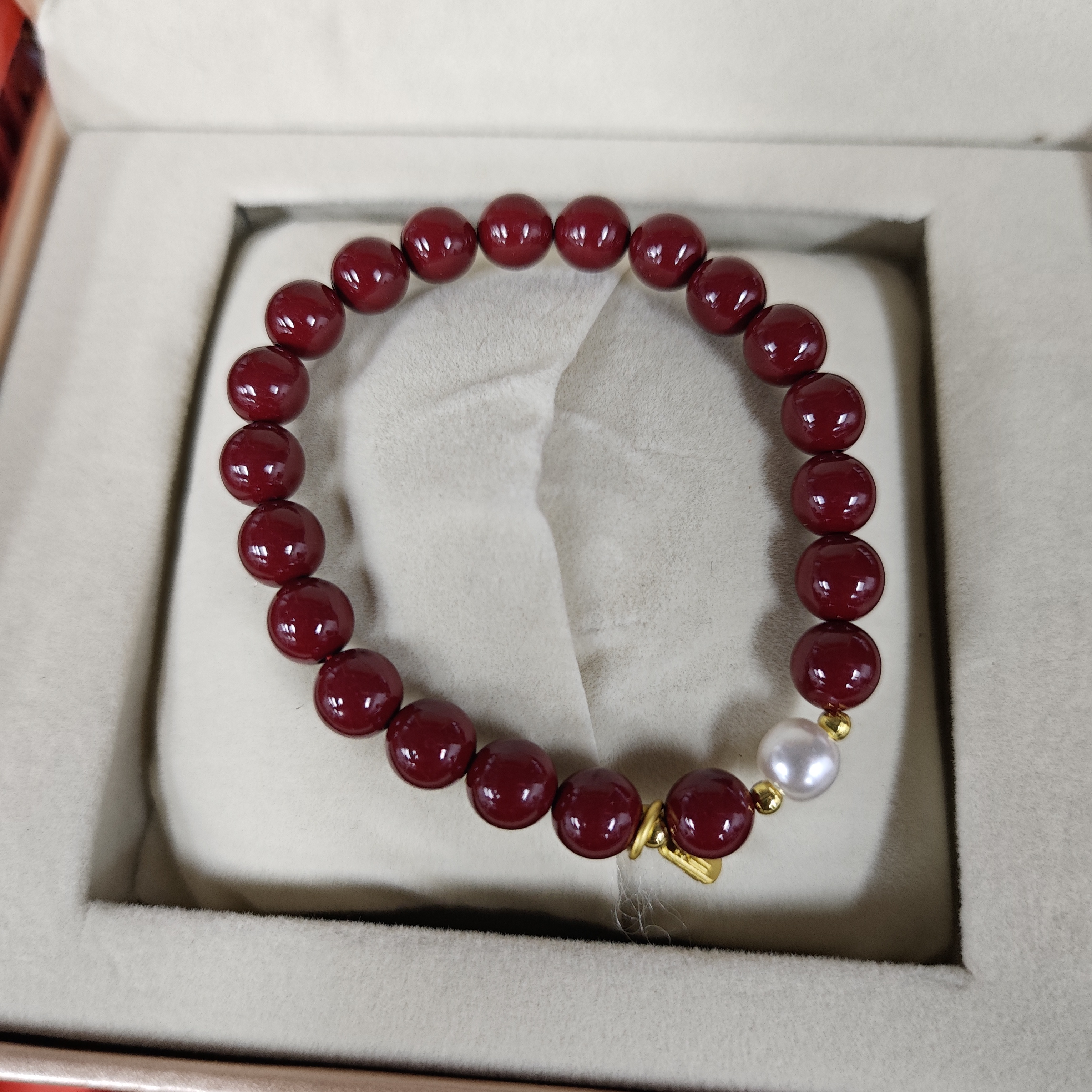 含辰砂工艺品NZ016-经典紫色手链