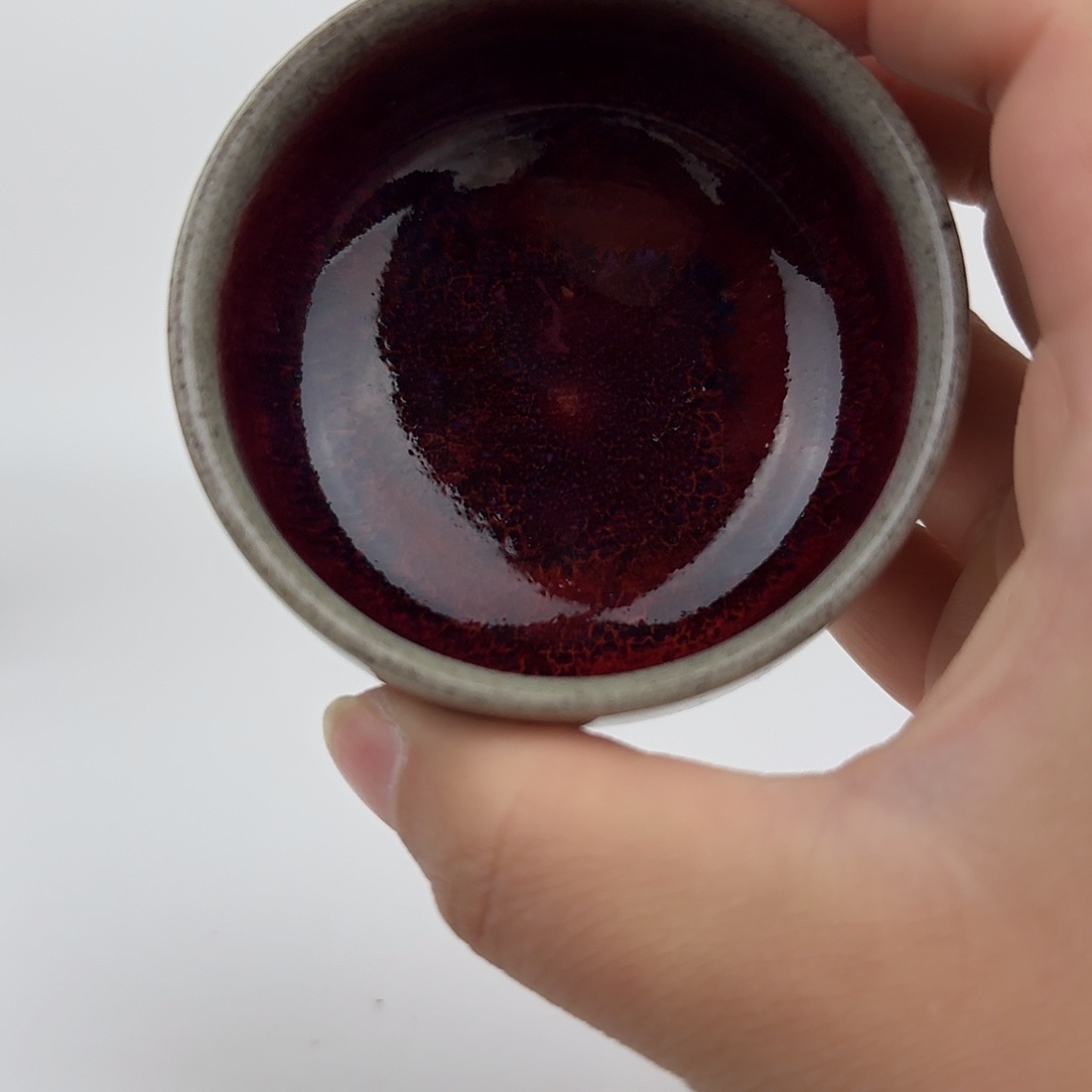 钧瓷主人杯传统工艺制作