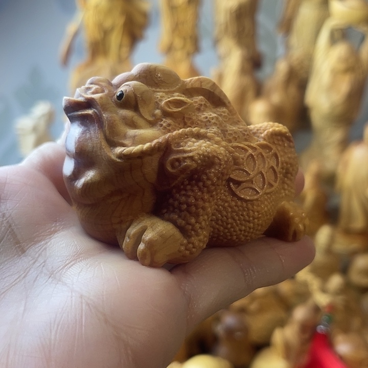 柏木（崖柏）崖柏三足金蟾