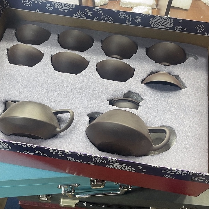 孤品茶具。                 