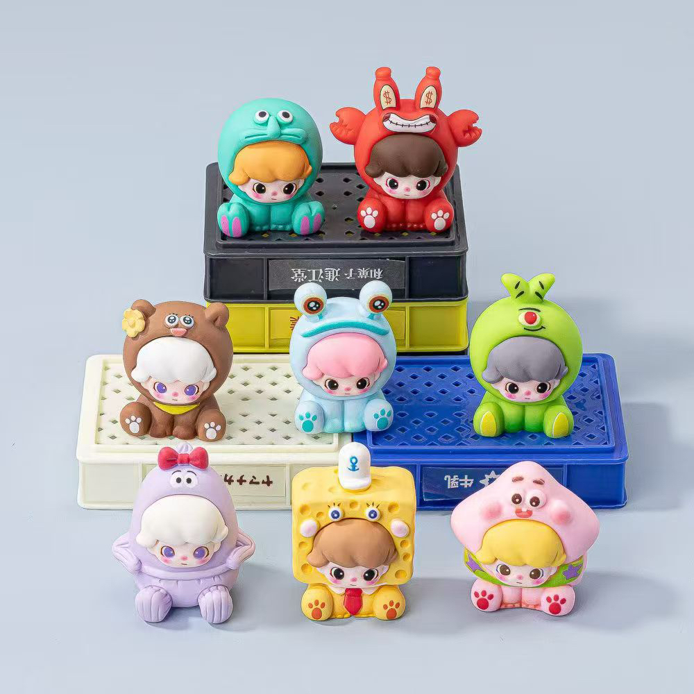 手感漆迪莫海绵宝宝系列萌粒桌面摆件