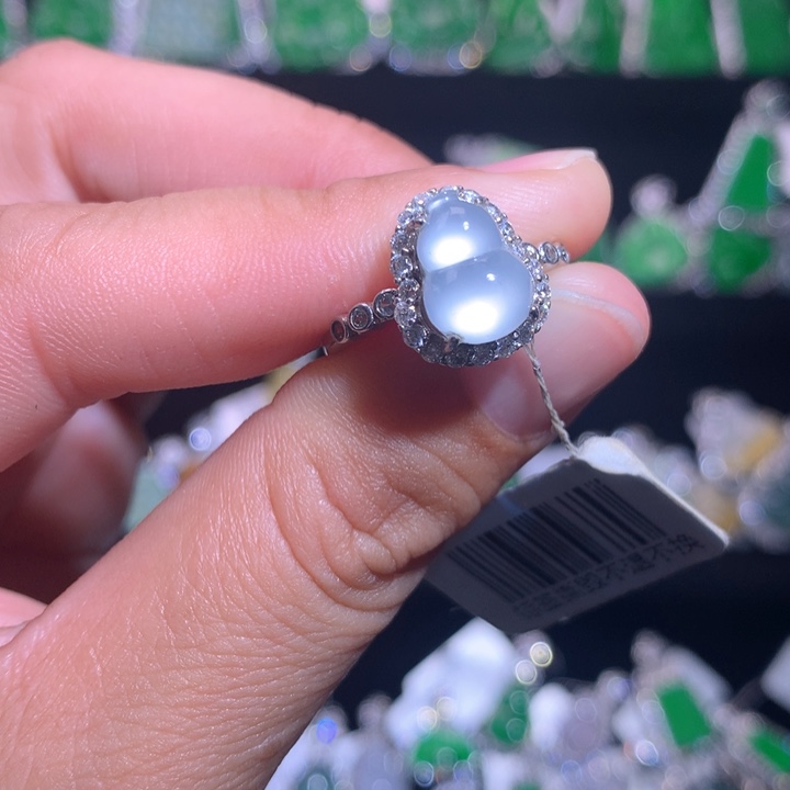 【闪购商品】颈饰银S925镶嵌翡翠天然翡翠