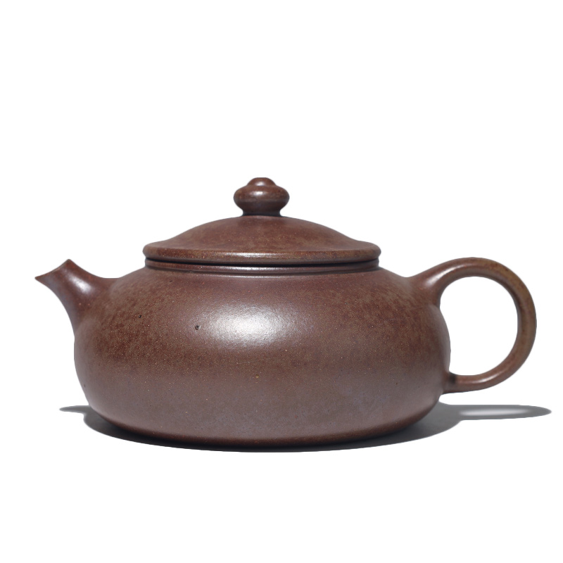 大吉羊柴烧 宜兴紫砂壶茶壶 原矿本山绿泥寒江170ml庄杰
