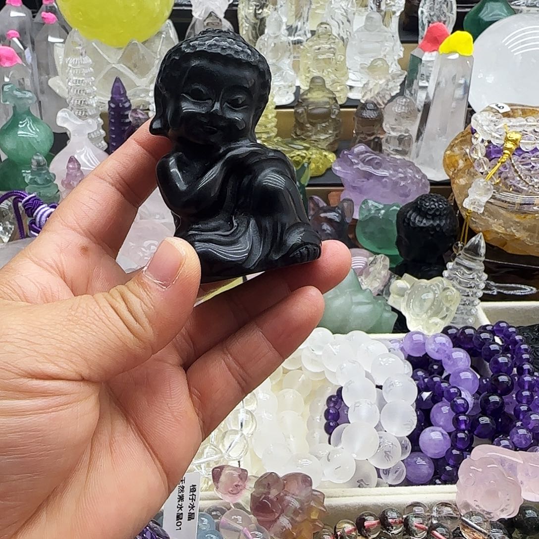 水晶车挂未镶嵌摆件