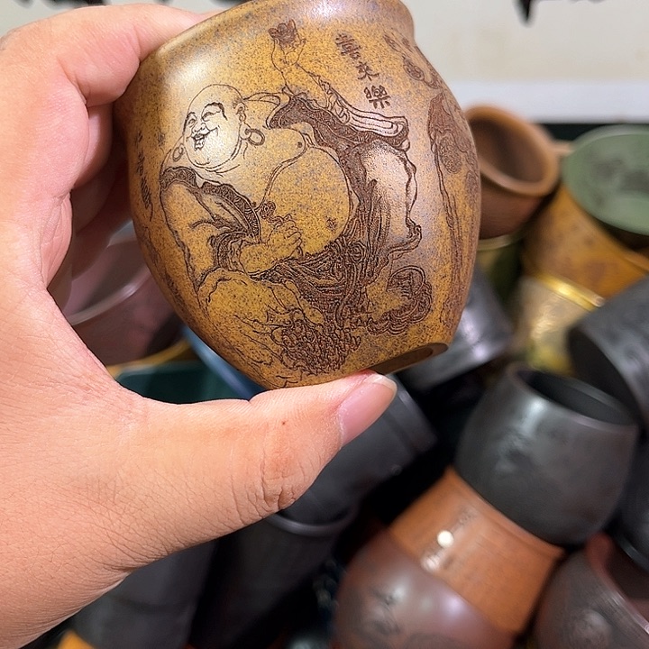 茶杯紫砂全手工紫砂主人杯