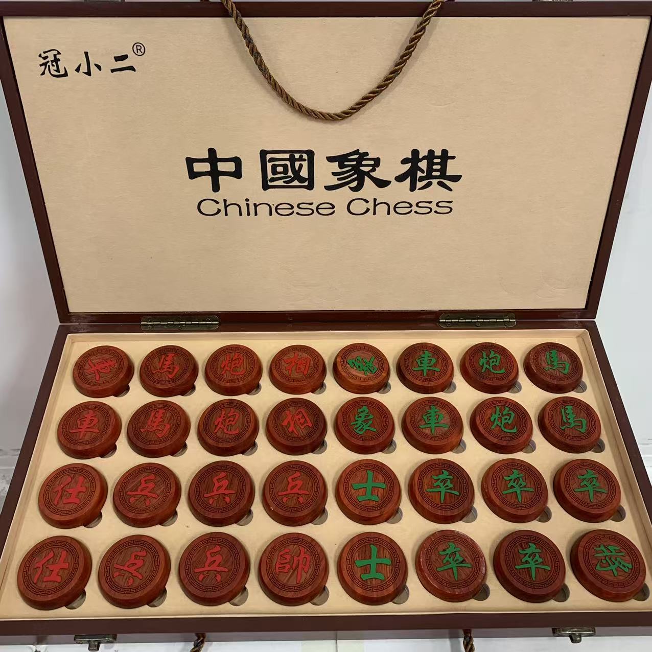 中国象棋带棋盘实木带木质棋LZ1
