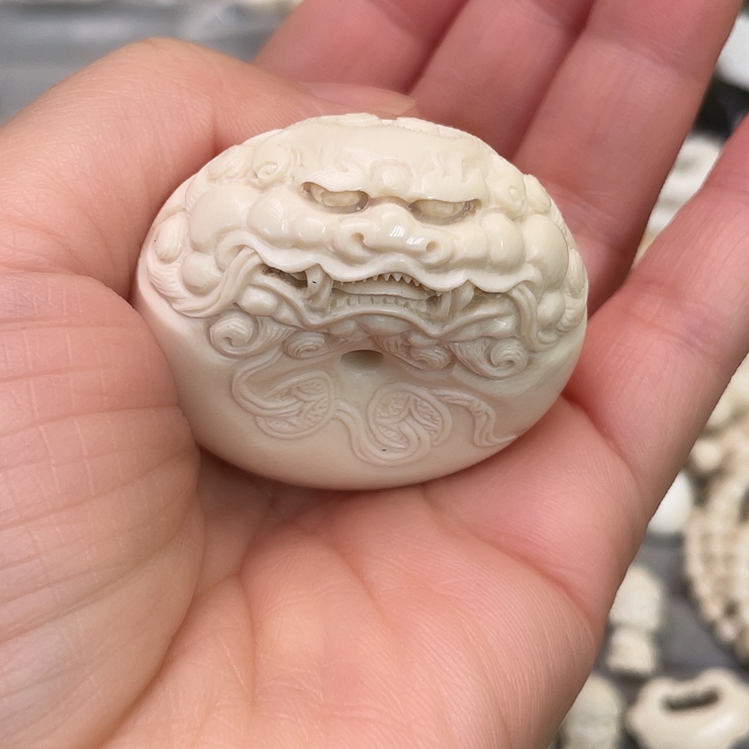 猛犸象牙手串/手链/手镯貔貅平安扣