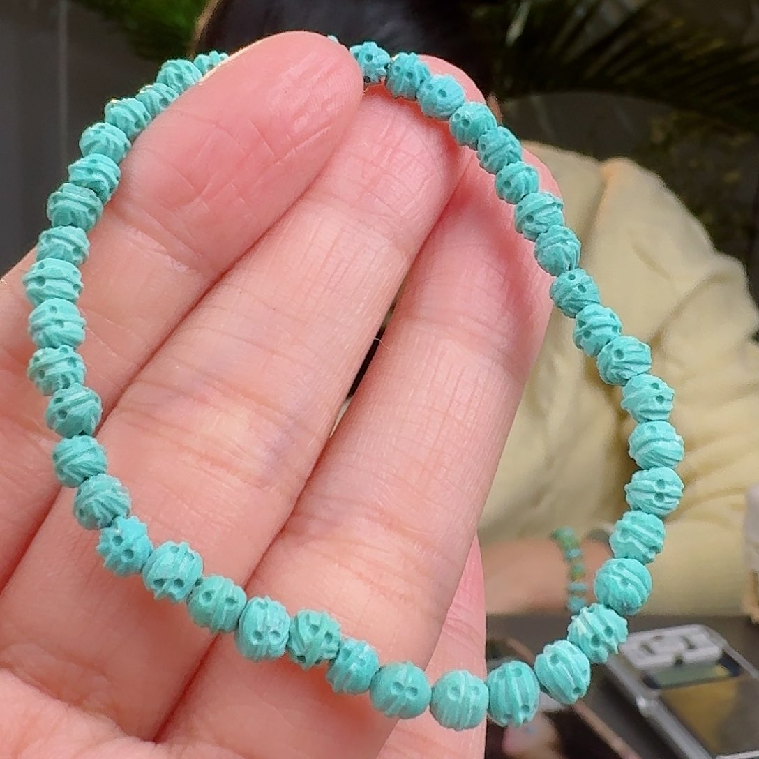 绿松石珠宝奇石未镶嵌