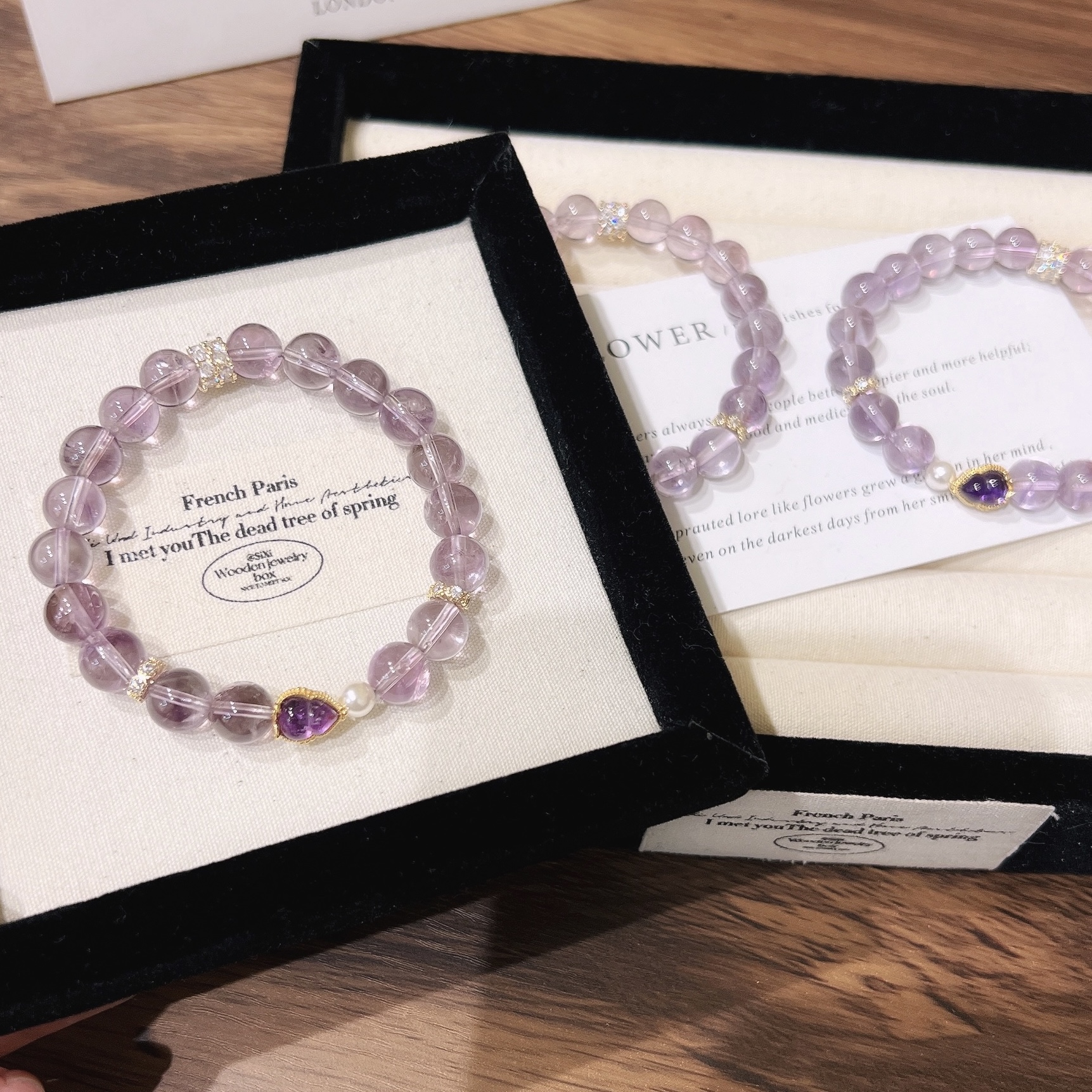 X511【芝士葡萄】紫水葫芦手链高端轻奢手串多样性发一