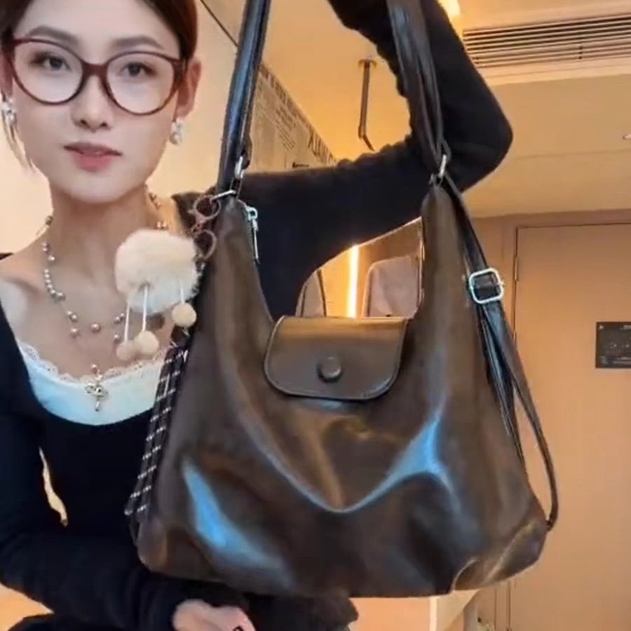 【四合一】2025新款大容量包包多功能女单肩包斜挎包通勤双肩云朵