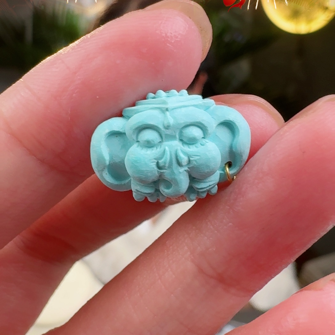 绿松石珠宝奇石未镶嵌