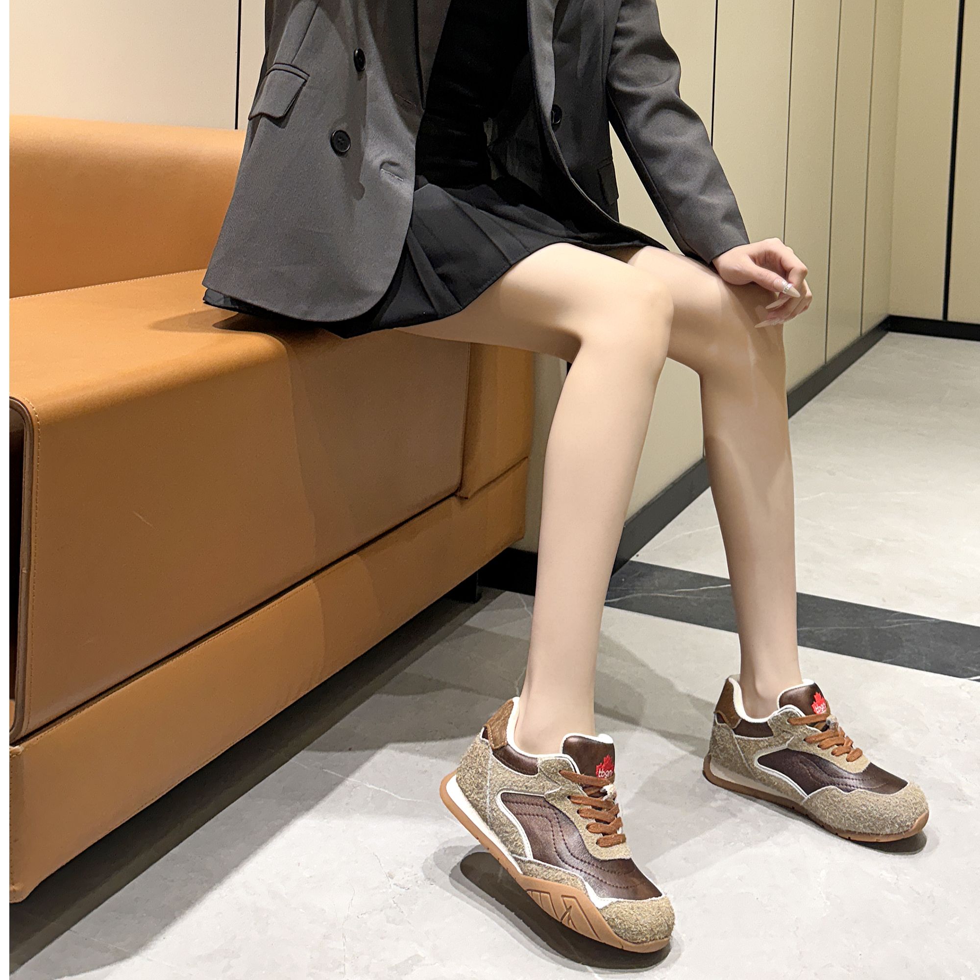 toboggan秋季厚款运动休闲鞋女鞋冬季秋冬百搭时尚休闲鞋2166-1