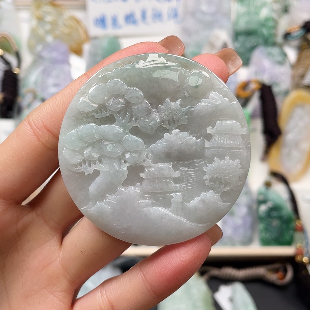 翡翠吊坠(不含链)未镶嵌