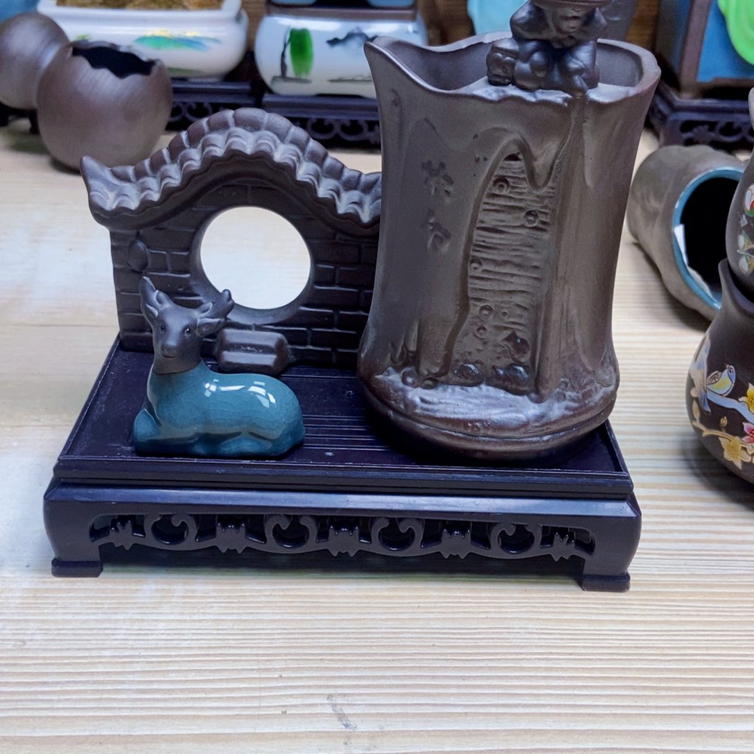 瓷片陶瓷花盆陶瓷艺术