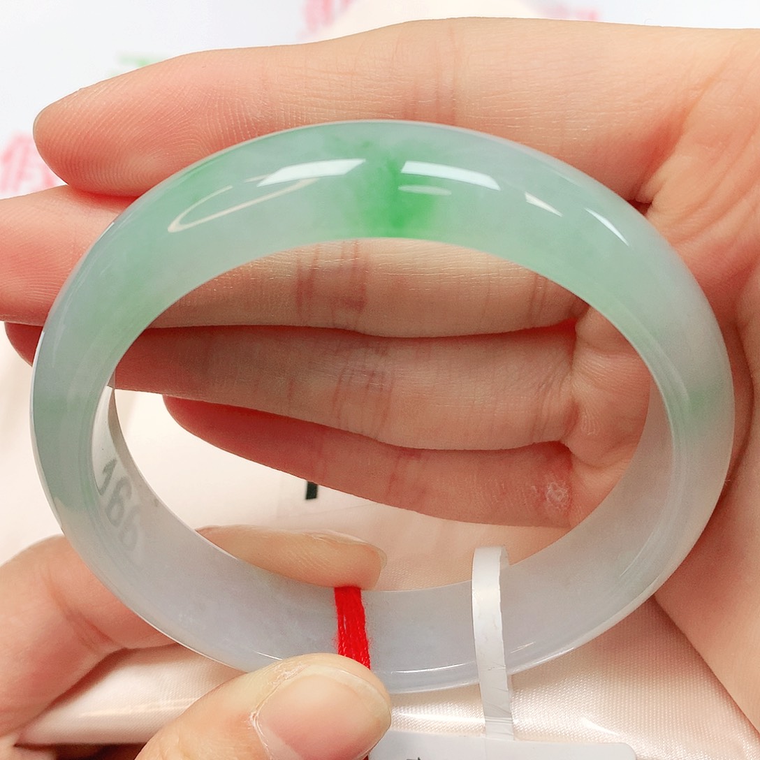 翡翠未镶嵌手镯翡翠手镯55