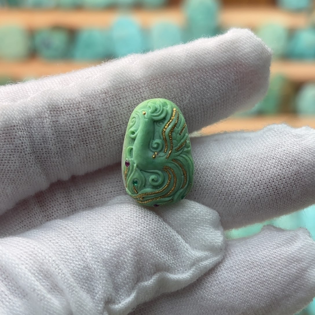 绿松石未镶嵌配饰