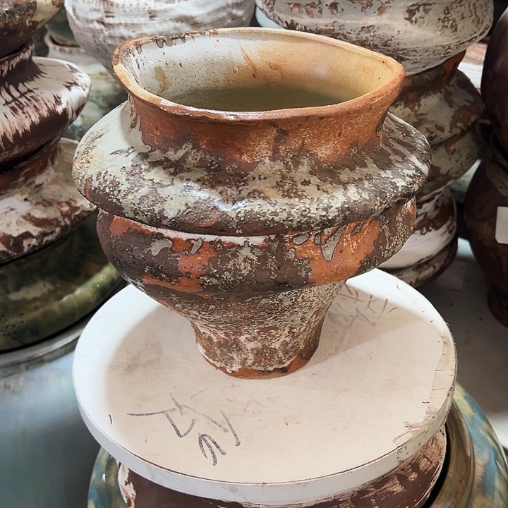 景德镇精品花盆栽口19高23