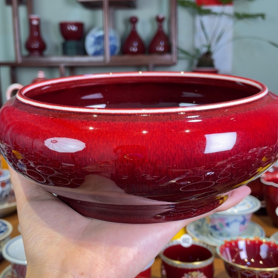 清欢雅玩原矿郎红水洗