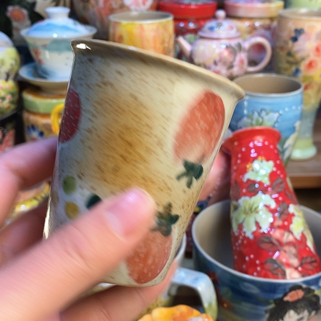 瓷片手绘陶赶紧来看看吧