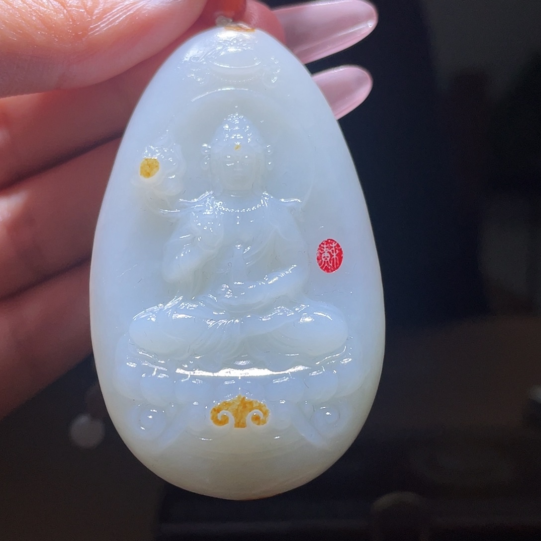 和田玉未镶嵌颈饰D2