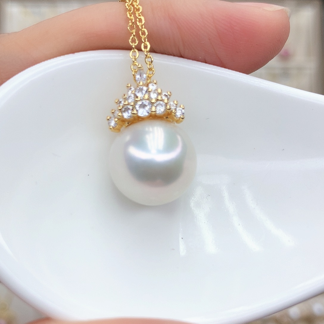 淡水珍珠颈饰合金