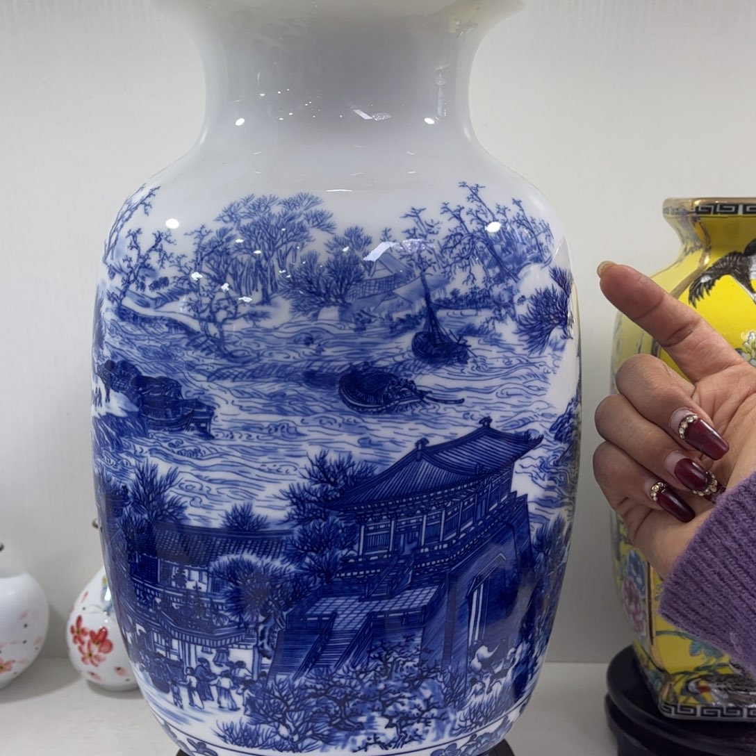 景德镇陶瓷花瓶摆件