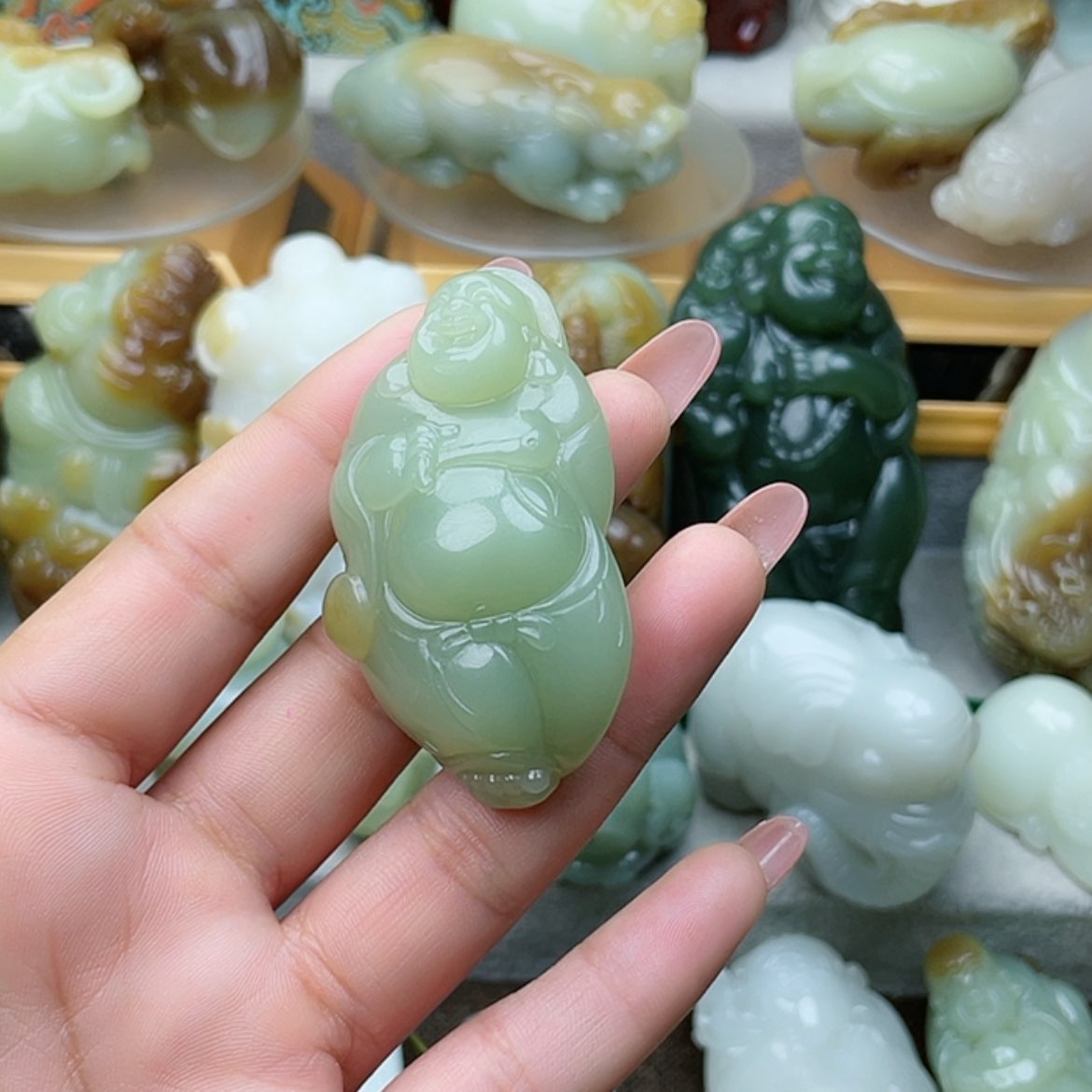 【闪购商品】未镶嵌和田玉挂件恐**狼