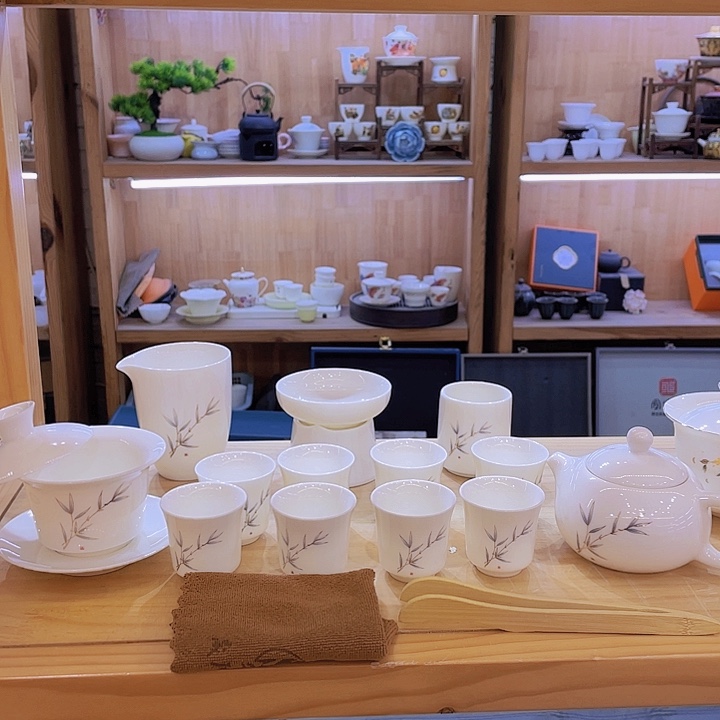 紫竹紫罗兰羊脂玉套装