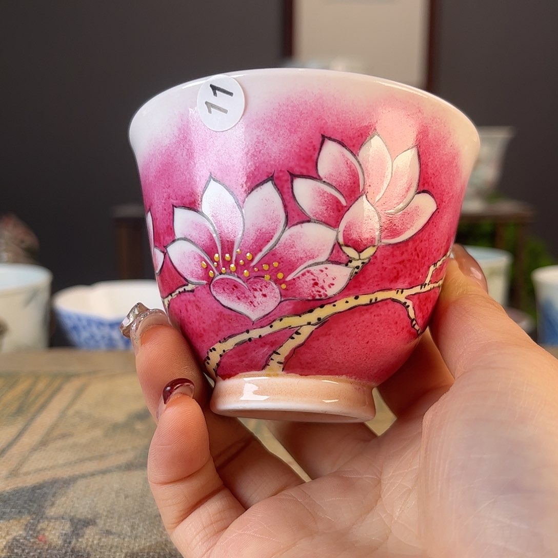 杯景德镇陶瓷茶杯多人