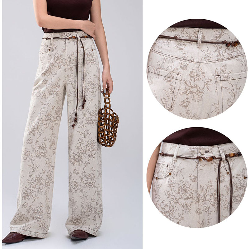 【大妮】2025年新款爆款简约气质女士休闲裤609