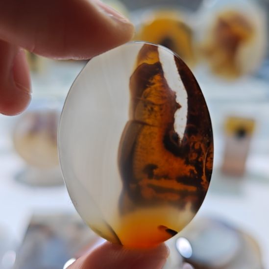 玛瑙/玉髓未镶嵌吊坠(不含链)100号