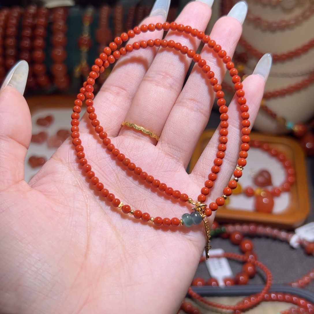 未镶嵌手串南红玛瑙3mm