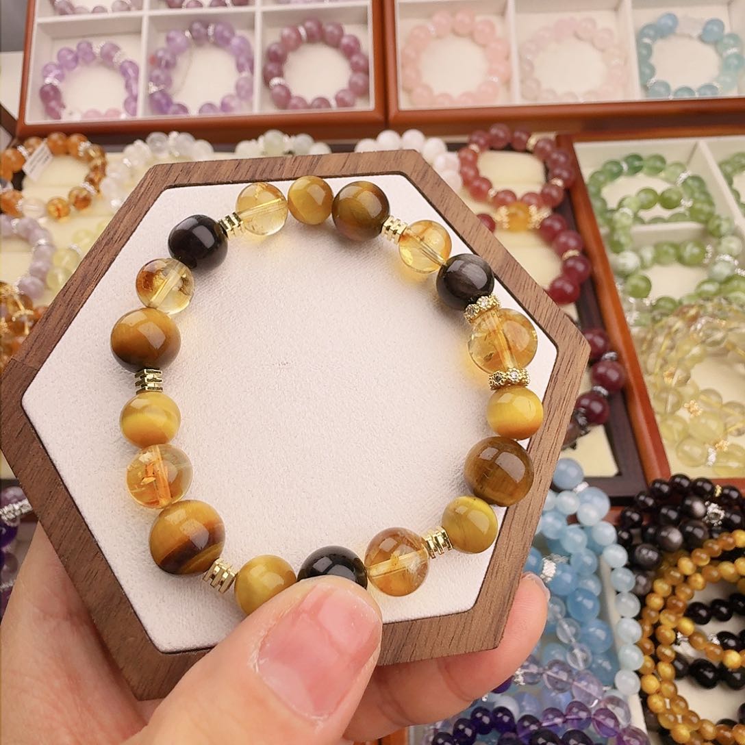 水晶手链未镶嵌金霸